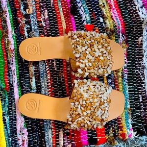 Tory Burch Logan Slide- Size 7